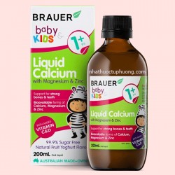 BRAUER baby & KIDS Liquid Calcium with Magnesium & Zinc