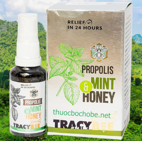 Keo ong Propolis Mint & Honey TRACYBEE