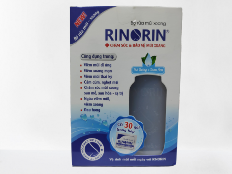 RINORIN Bộ rửa mũi xoang