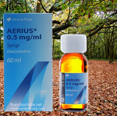 Thuốc Sổ Mũi/Nghẹt Mũi AERIUS 0.5 mg/ml