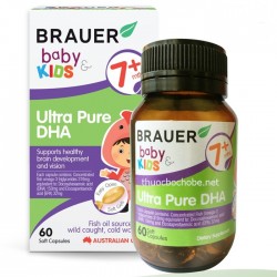 Viên bổ não BRAUER baby & KIDS Ultra Pure DHA